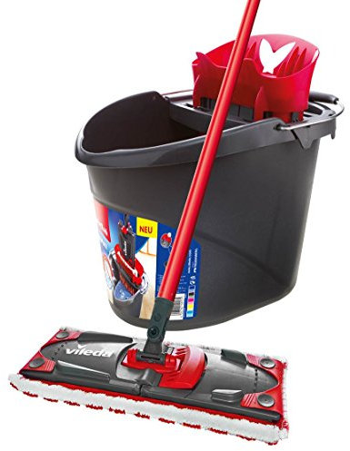 Vileda UltraMat - Juego Completo de fregona y Cubo con PowerPresse