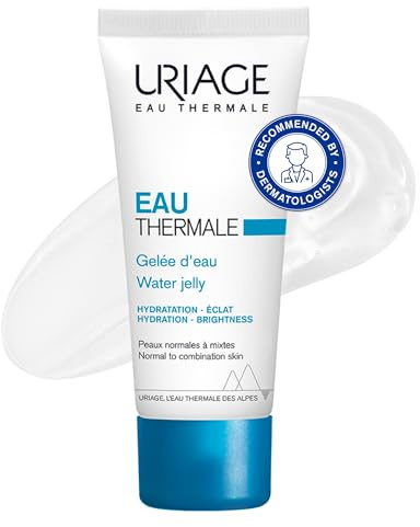 Uriage Eau Thermale Gelée d'Eau pour le Visage - Acide Hyaluronique - Hydratation Intense et Eclat pendant 24H - Gel Frais, Léger - Peau Normale à Mixte - Effet Rafraîchissant - Non Comédogène - 40ml
