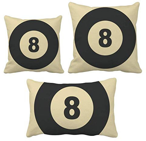 DIYthinker Billard Sport Simple Geometrie Muster werfen Kissen Set Kissen Deckel Startseite Sofa Dekor Geschenk