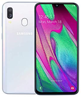 2019 Samsung Galaxy A40 Dual SIM 64GB - Weiß (Generalüberholt)