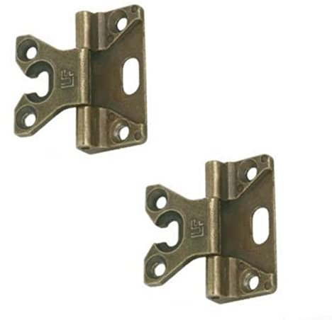 BricoShopping® Türscharniere für antike Möbel aus Holz und Schränke im klassischen Stil Wohnzimmer oder Schlafzimmer Kunst schwer geschlagen antike Scharniere (BS0188, Bronze)