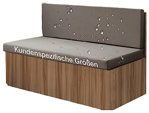 RCDPK Gartenbank Kissen Bankauflage Personalisierter Größe,Wasserdichtes Stuhlkissen Innen- / Außen Schaum Möbel Sitzkissen,Bankkissen Bankpolster Polsterauflage Auflage für Gartenbank