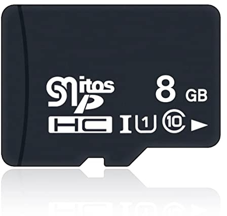 ONIRIX Carte Micro SDHC Ultra Rapide U1, Classe 10, 8Go avec Adaptateur (8 Go)