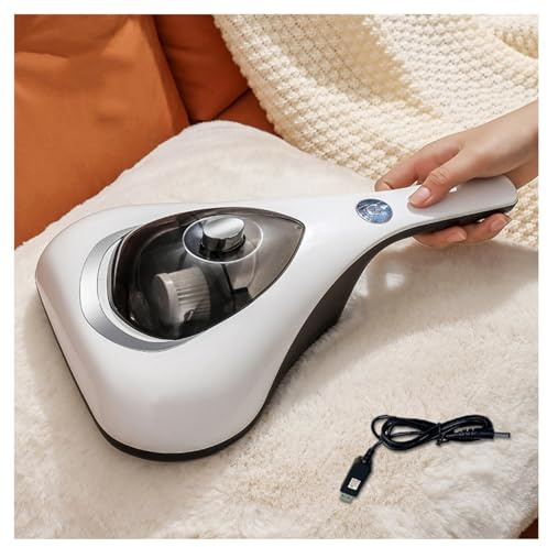 Aspirapolvere per Divani E Materassi, UV con Aria Calda, Ricarica USB Battimaterasso, 10kpa Forte Aspirazione Vuoto del Materasso, Pulisci Efficacemente Cuscini, Materassi