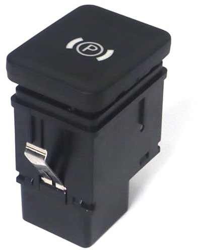 EPB Parking Brake Control Switch 8 Pins Electronic Handbrake P Hold Button Replacement for VW Passat B6 3C R36 2006-2011 CC 2009-2012 OE 3C0927225C 3C0927225B