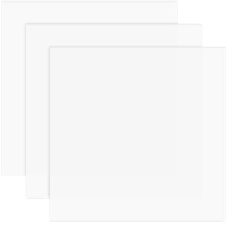 BENECREAT 3 Feuille de Caoutchouc de Silicone 204x200 mm Tapis de Silicone 1 mm D'Épaisseur Feuille de Silicone Joints à Haute Résistance Thermique pour Joint D'Étanchéité