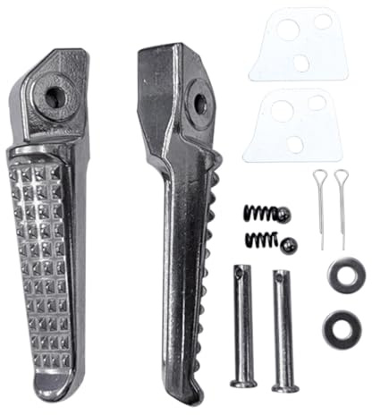 Reposapiés trasero para motocicleta con patas de pasajero de aluminio, para reparación de modificación de motocicletas