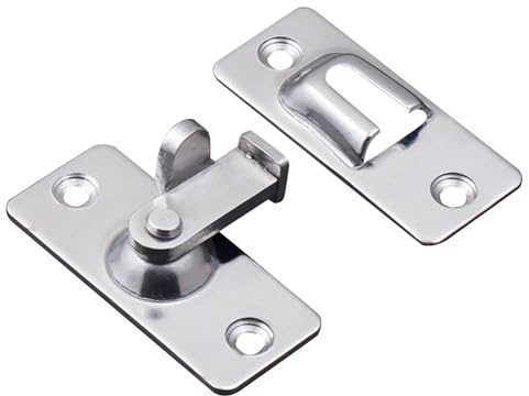 Loquet de porte à 90 degrés - Loquet de porte à moustiquaire coulissante | Verrou de porte petit boulon de porte | Serrures et loquets pour portes de grange | Serrures de porte de poche | Loquet de