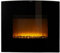 Coopers of Stortford - Wall-Mounted Electric Fireplace with 26in Tempered Glass Screen - Adjustable Flickering Flame, 2 Heat Settings and Floor Stand - Remote Control, H61.4 x W66 x D28cm