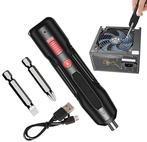 Hobngmuc Cacciaviti Elettrici A Batteria, Trapano Avvitatore Ricaricabile 2000mAh, Set Di Cacciaviti Elettrici Portatili Per Uso Domestico Per Telefono Elettronico, Fotocamera (Colore Casuale)