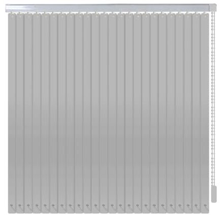 LRYELWA Lamellenvorhang Grau Vertikaljalousie Verdunkelungsgardine Blickdicht Jalousie Lamellen Rollo Schiebevorhänge für Tür Fenster,Viele Farben Maßanfertigung,Breite x Höhe (70cm x 155cm)