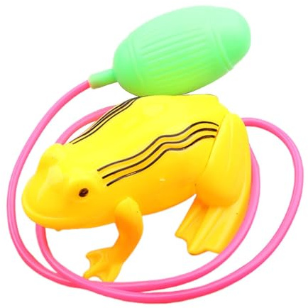 CoudarTitie Hüpfspielzeug mit Luftdruck, Pädagogisch Wertvoll für Kinder, Realistische Plüschtiere, Kleines Hüpftier, Ideal für Kindertag Und Feiertage, Frosch