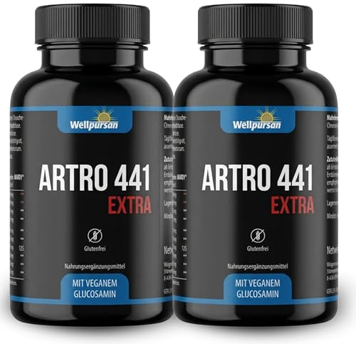 Wellpursan Artro 441 Extra Kapseln (2 x 120 Arthrose Kapseln) – Natürliche Unterstützung bei Gelenkschmerzen und Arthrose