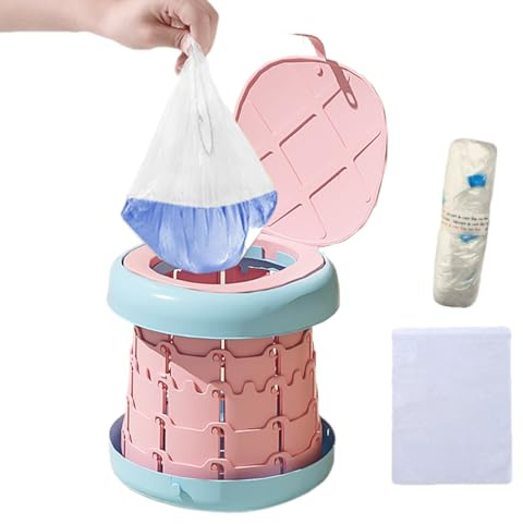 Reise Töpfchen Für Kinder Faltbar, Tragbare Baby Toilette, Reise Wc Sitz Kinder Faltbar, Mit 20 Reinigungssäcken, Geeignet Für Innen- Und Außen, Reisen, Ausflug Und Andere Anlässe