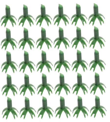 40 Calices de Roses Artificielles en Plastique Vert pour Fleuristes | Lot de 40 Pièces, Design Réaliste, Base Stable pour Bouquets de Roses et Centres de Table, Usage Création