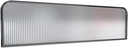 Dekorative Trennwände aus Glas für Essbereiche, Restaurant, Trenngitter, halbsicher, Barzaun, stilvolle niedrige Dekoration (30 x 60 cm) – verbessert die Raumästhetik