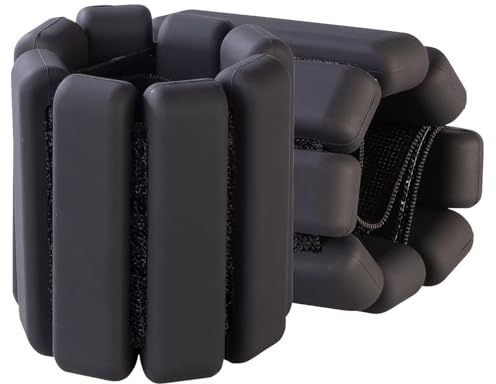 PEARL Sports Gewichtsmanschette: 2er-Set Hand- und Fußgewichte, je 0,9 kg, schwarz (Gewichte, Sport Gewichtsmanschetten, Hantel)