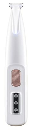 Patounet - Tondeuse de Précision pour Chat Ultra-Silencieuse, Rechargeable avec Lames Sûres Hypoallergéniques (Blanc*1)