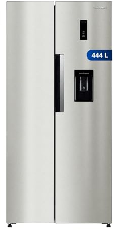 First One Réfrigérateur Side by Side 444L FSBS444IX (276L + 168L) - Distributeur d'eau - Couleur Inox