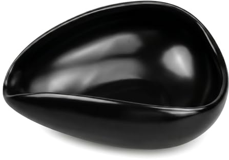 Matte Black Ceramic Coffee Dosing Cup & Bean Weighing Bowl - Premium Barista Accessories for Precise Espresso Preparation