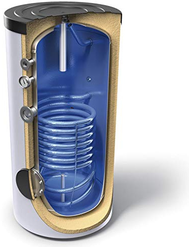 Warmwasserspeicher, Standspeicher, Elektrospeicher mit 1 Wärmetauscher Energieeffizienzklasse C in der Größe 400 L Liter
