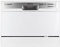 electriQ 6 Place Freestanding or Integrated Table Top Dishwasher - White