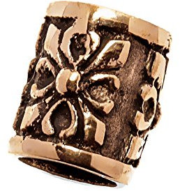 NKlaus Hair Beard Jewellery FINN Knight's Cross Bronze 7668