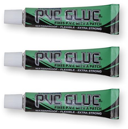 Stormsure PVC uppblåsbar reparationssats 3x5g - viktigt för att reparera och stärka gummibåtar