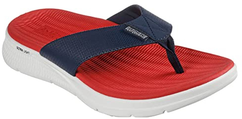 Skechers herr Go Consistent Sandal Synthwave Flip-Flop, Nvrd, 41 EU