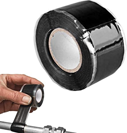 A/R Rettungs-Gummiband, selbstverschweißendes Isolierband, Mehrzweck-Heimwerkerreparaturen, wasserdichtes Reparaturband für Rohr- und Sanitärreparaturen, Rettungsverklebung
