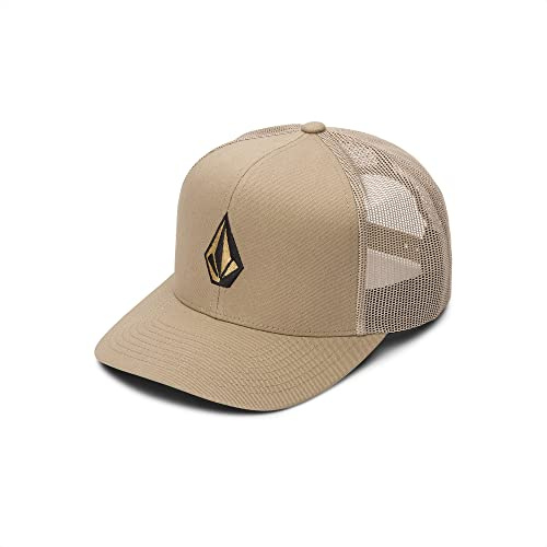 Volcom Cappello da Baseball da Uomo con Formaggio Pieno di Pietra, Cachi, Taglia Unica