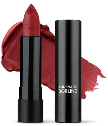 ANNEMARIE BÖRLIND LIPPEN EFFECTIVE NATURAL BEAUTY Lipstick Burgundy (4,2g) - Intensive Farben & Glanz mit Pflegender Wirkung, Hyaluron Spendet Feuchtigkeit & Glättet