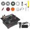 Mulcort Mini Multi-Functional Table Saw for Crafts,100W Multi-Functional Desktop Electric Saw 0-16mm Cutting Depth,0-90° Angle Adjustable,Flexible Shaft,for Wood,Plastic,Acrylic Cutting