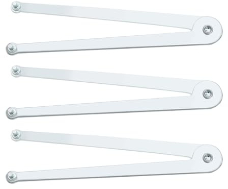 LT Easiyl 3 PCS 180mm Adjustable Angle Grinder Open End Wrench Face Pin Wrench Removal Tool Wrench Suitable for Angle Grinder and Grinder Silvery