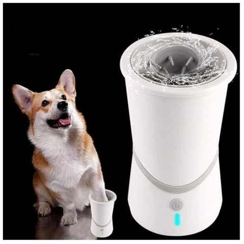 Pulitore automatico zampe per cani, pulitore di cane, cane con setole morbide in silicone Muddy Paw Cleaner cani piccola taglia media e cura dei gatti