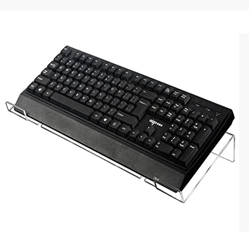 Clear Keyboard -Tablett, Acryl -Tastaturständer, Geneigter Computertastaturhalter, Ergonomische Tastaturplattform Für Die Heimschule/40 * 14Cm