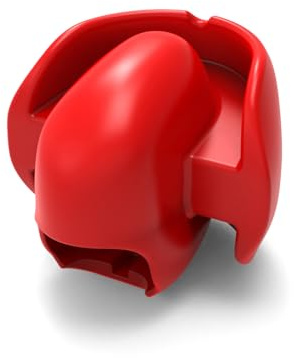 Kutocesy Silicone Ball Gag Conforms to Oral Design SM Restraints Toys Sex Open Mouth Plug for Party Cosplay Holiday Fetish Adult Play Bondage BDSM Toy (Red)