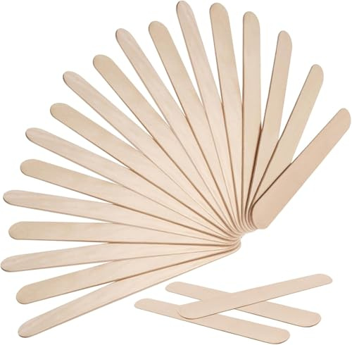 Spatule en bois pour les applications de cire