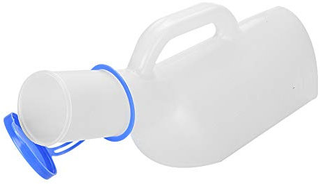 Kikumi Urinflasche für Männer, 32 X 14 X 10, 1000 Ml, Tragbare Outdoor-Urinflasche mit Deckel, für und Erwachsene, Mobile Toilette, Urinsammler
