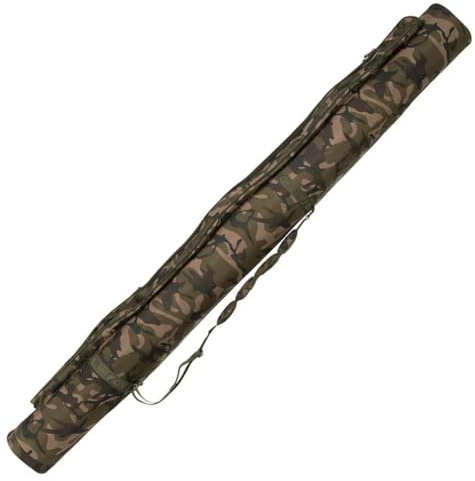 Fox Camolite 13ft 4 Rod Hardcase - Rutentasche, Rutenfutteral, Angeltasche, Zubehörtasche, Tragetsche für Karpfenruten