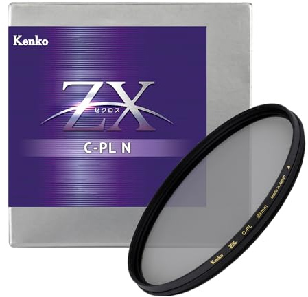 Kenko Filtro polarizador ZX C-PL N φ95 mm, reflexión de Superficie Ultra Baja de 0,16-0,2%, Revestimiento antiestático, Marco Flotante, Fabricado en Japón, 945926