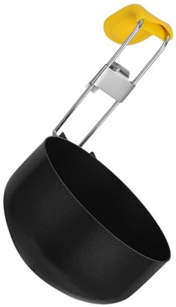 Garneck Foldable Egg Poacher Easy to Use Steam Cooker for Poached Eggs Stainless Steel Tool for Cooking