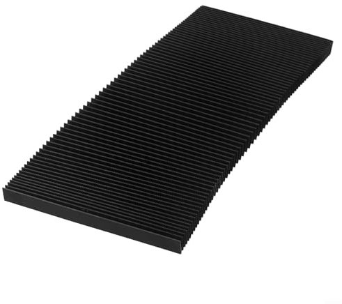 Besttoolifes Soufflet d'accordéon flexible CNC pour machine outil, protection contre la poussière, étanche et résistant à l'huile pour équipement de travail des métaux (150 mm)