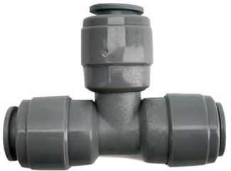 Casetlong 1 STÜCK Kunststoff-Schnellkupplungs-Rohrschlauchverbinder Steckfitting 9,5 mm (3/8) T-Stück Bierbrauen Hausbrauenteile