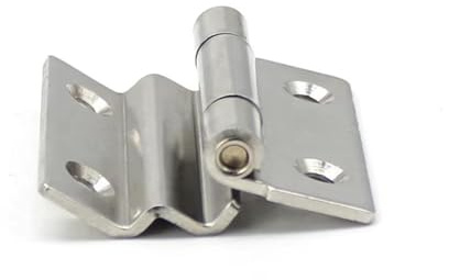 Charnière double coudée à angle droit, pliable, en acier inoxydable 304, 180 degrés, 1 pièce