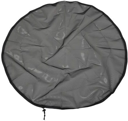 Ronyme Copertura in Rete per barile per la Pioggia, Filtro Traspirante, Accessori con Coulisse, la Caduta delle Foglie per Cortile agricolo Esterno, 85 Cm