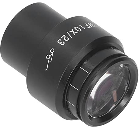 Yctze Oculaire de Microscope Grand Angle WF10X/23, Interface 30mm, avec Dioptrie et Gaine pour des Observations Claires