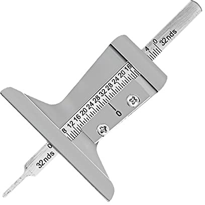 0-25mm Auto Auto Ruota Profondimetro Righello in Acciaio Gauge Profondità Pneumatico Misuratore di Profondità Pneumatico Strumento di Misura