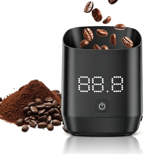 Bilancia da caffè digitale, ricaricabile con display a LED e precisione da 0,1 g, design semplice per baristi e amanti del caffè, portata massima 500 g per la preparazione del caffè