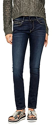 Pepe Jeans New Brooke, Vaqueros Mujer, Azul (Denim-h06), 29W / 30L
